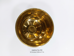 Pure Brass Lota for Pooja & Daily Use - Handcrafted Peetal Kalash / Tumbler for Jal, Water, & Hindu Rituals | Heavy Duty & Shiny Gold Finish