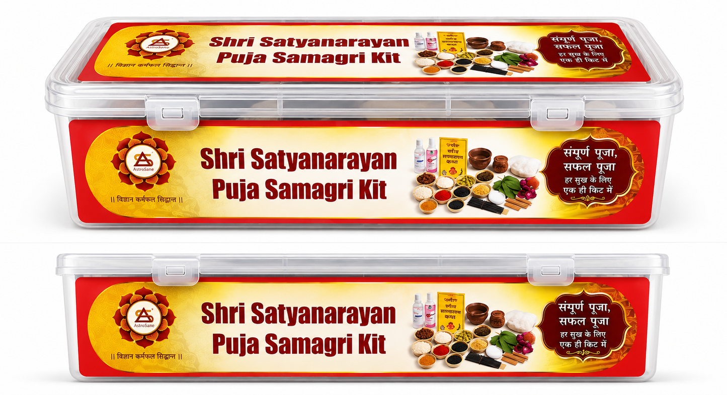 Complete Organic Pooja Samagri Kit – All-in-One Ritual Box for  Satyanarayan Katha & Daily Worship