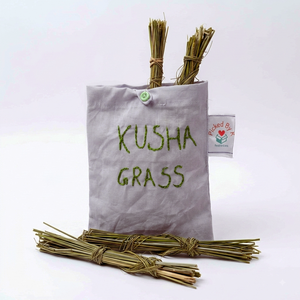 Kusha Grass Bundles 4 Bundle Puja Pooja Dharba Dub