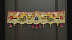 Handmade Toran - Shubh Labh | Luxury Festoon -40 inches - Decorative Bandarwal for Home, Temple, House Warming, Grah Pravesh, Festival and Diwali