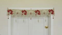 Handmade Toran - Lotus | Luxury Festoon - 40 inches - Decorative Bandarwal for Home, Temple, House Warming, Grah Pravesh, Festival and Diwali
